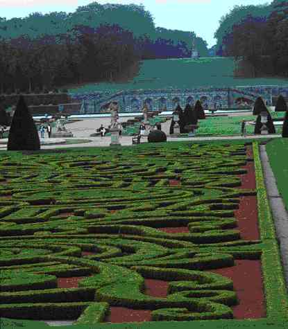 Le Notre's garden at Vaux-le-Vicomte