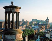 A view from Calton Hill in Edinburgh Scotland