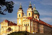 Melk Abbey originally was a castle for the Babenbergs, and then in 1089 as a Benedictine monastery. It is beautiful and magnificent, with an impressive manuscript collection.