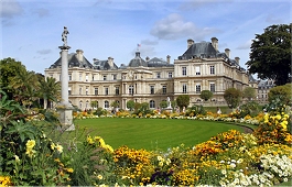 Luxembourg Gardens and the Senate Paris France