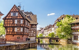 Strasbourg's Petit France charming half timbered house