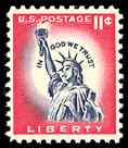 Statue of Liberty Stamp issued June 15, 1961