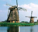 Chaming windmills of Holland and areas of France and western Europe